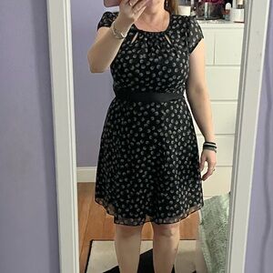 Elle Black and White Mini Dress